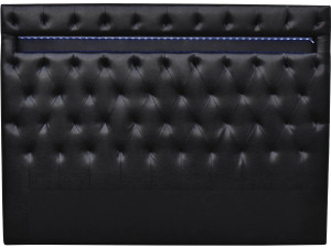 Cabeceira LED “Déco” - 169 cm - Preto
