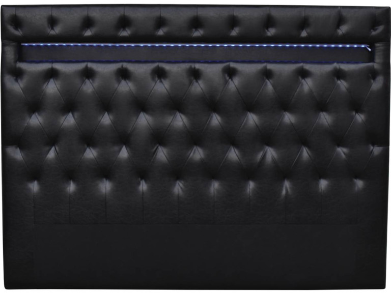 Cabeceira LED Déco” - 169 cm - Preto