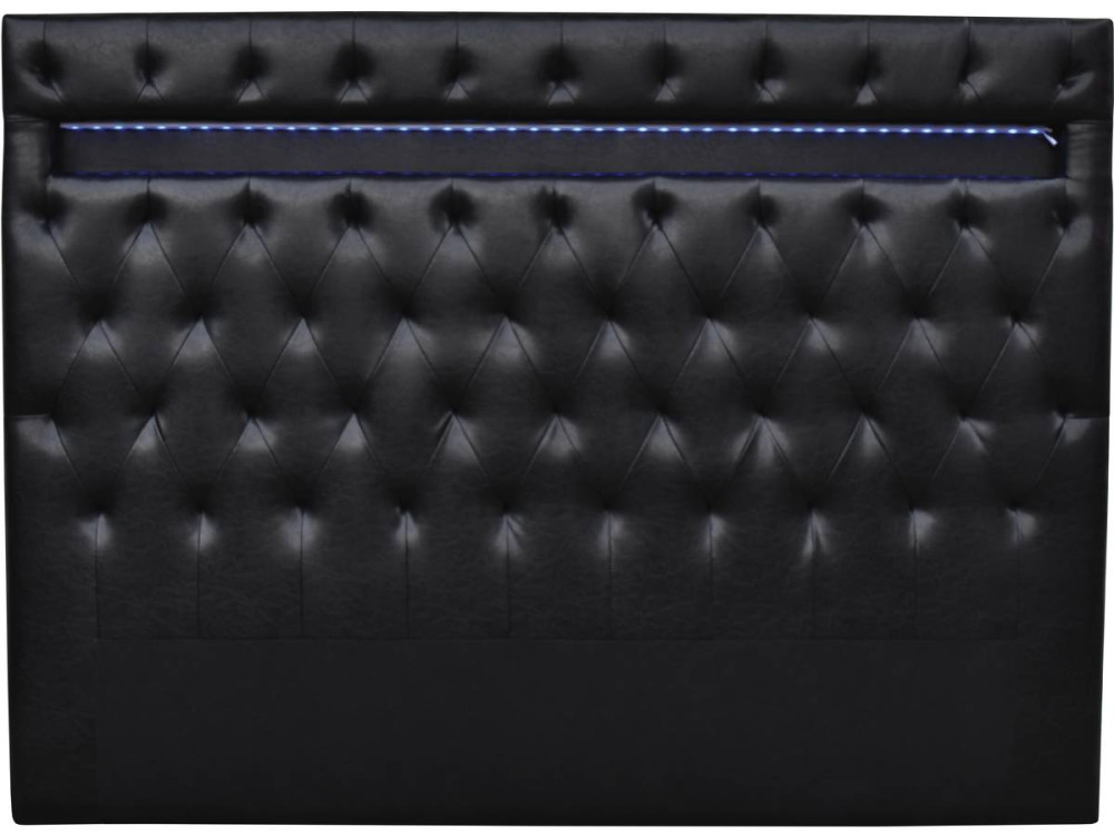 Cabeceira LED Déco” - 169 cm - Preto