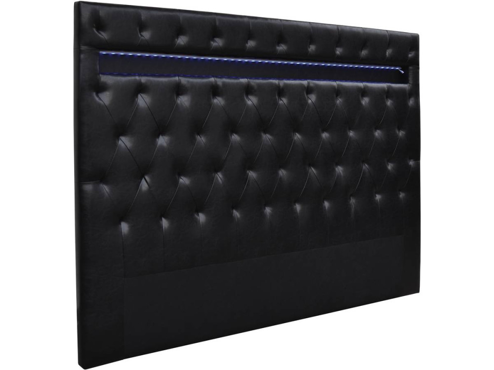 Cabeceira LED Déco” - 169 cm - Preto