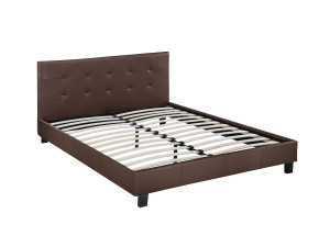 Cama"Julia" - 140 x 190 cm - Marrom