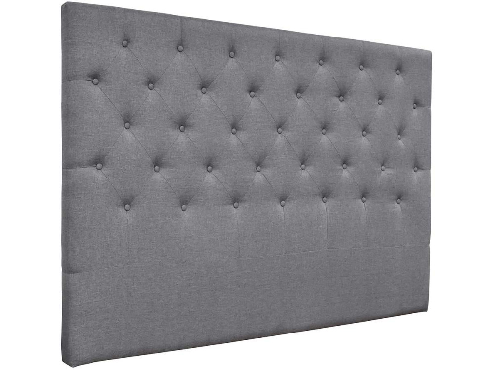 Cabeceira acolchoada Déco” - 169 cm - Cinza claro - Tecido