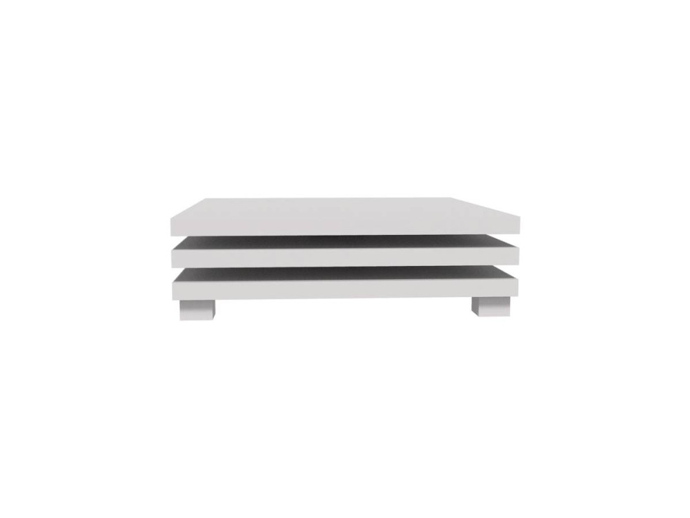 Mesa de centro "Elena" - 80 x 80 x 32 cm - Branco