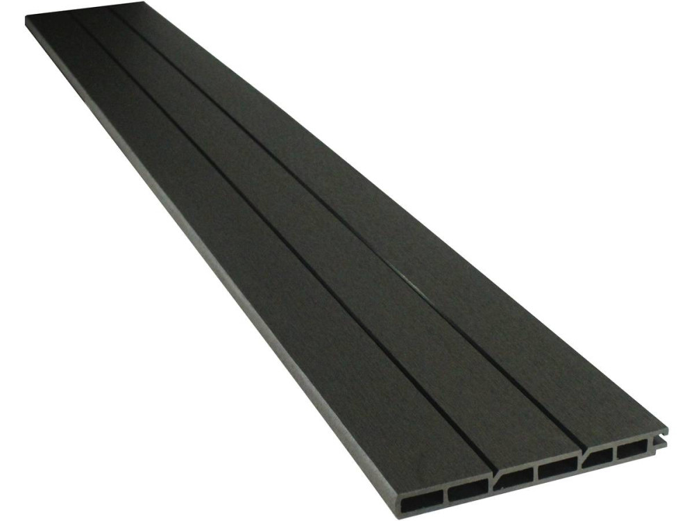 Kit de cerca composta 4,8 mx 1,2 m - Kit de fixação grátis - Cinza escuro