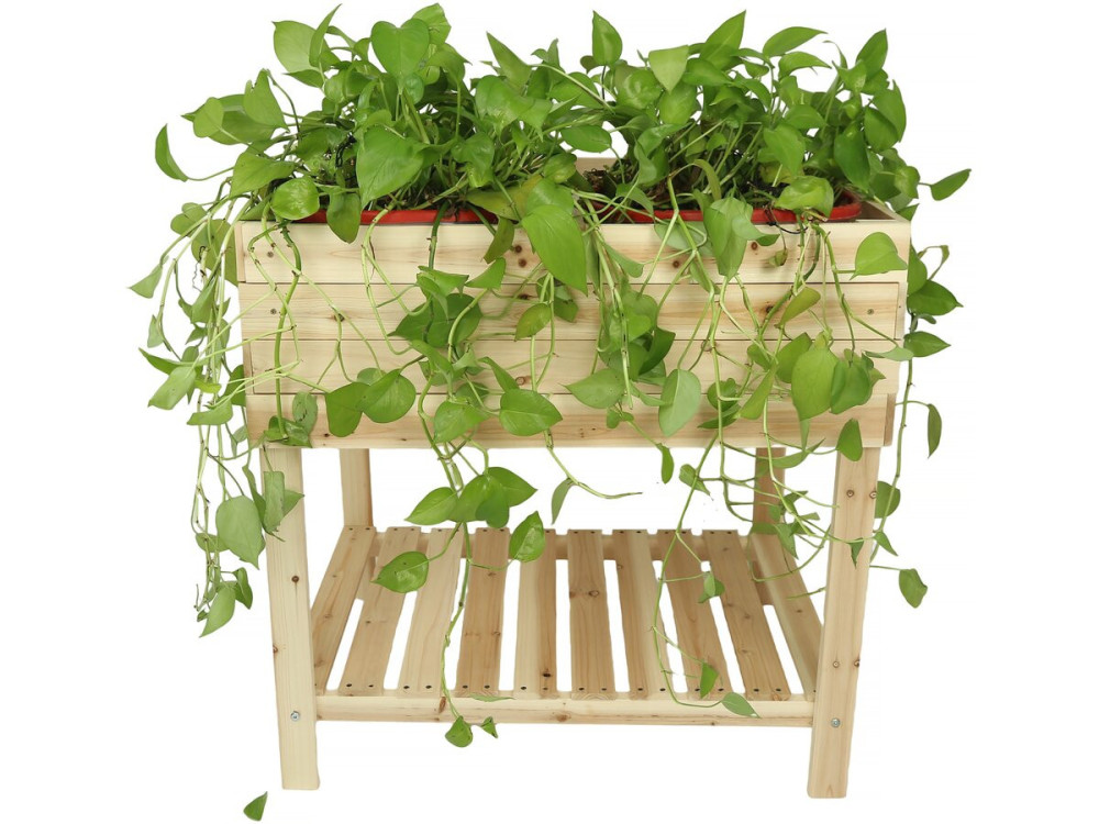 Horta de madeira com pernas "Rose" - 79 x 40 x 79,5 cm