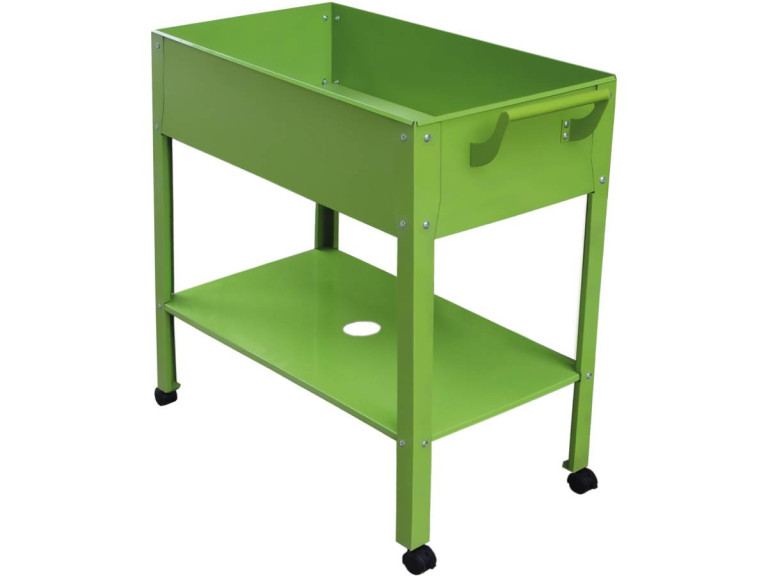 Mesa de vaso "Hibisco" - 82 x 43 x 83 cm - Verde