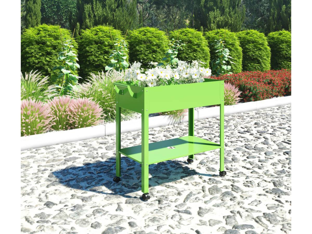 Mesa de vaso "Hibisco" - 82 x 43 x 83 cm - Verde