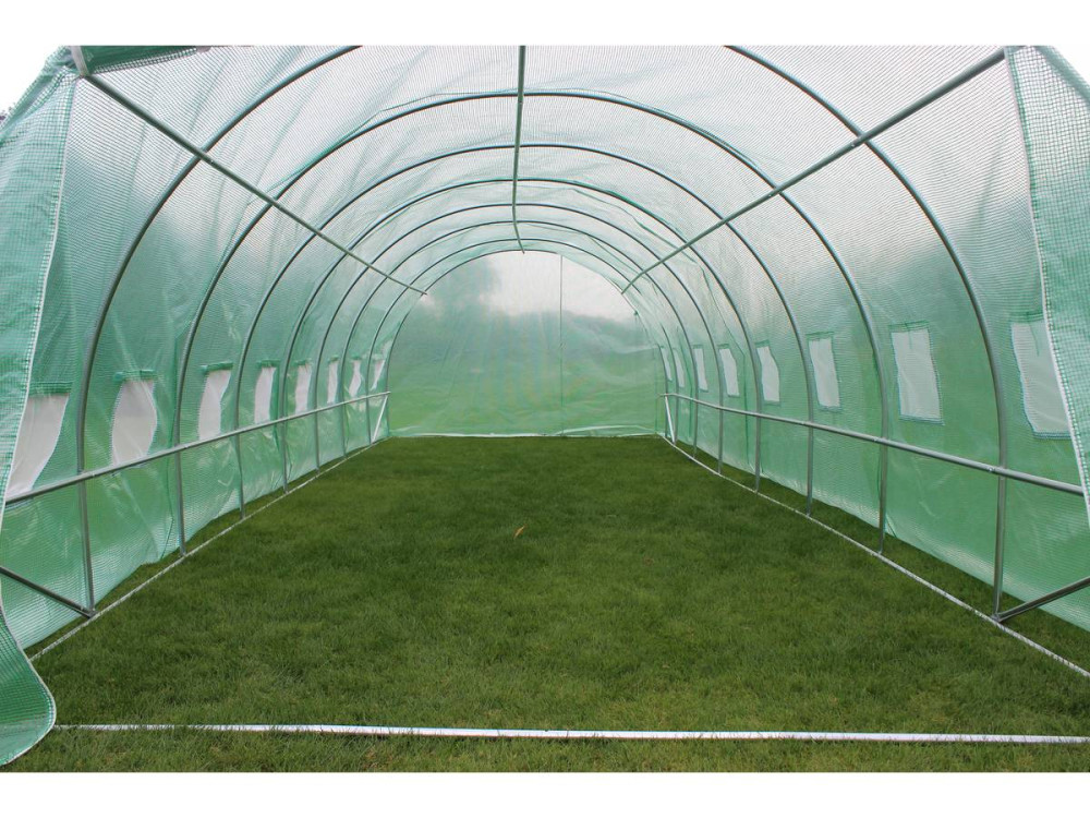 ESTUFA TÚNEL DE JARDIM ALTHEA - 24M² - 8 X 3 X 2 M