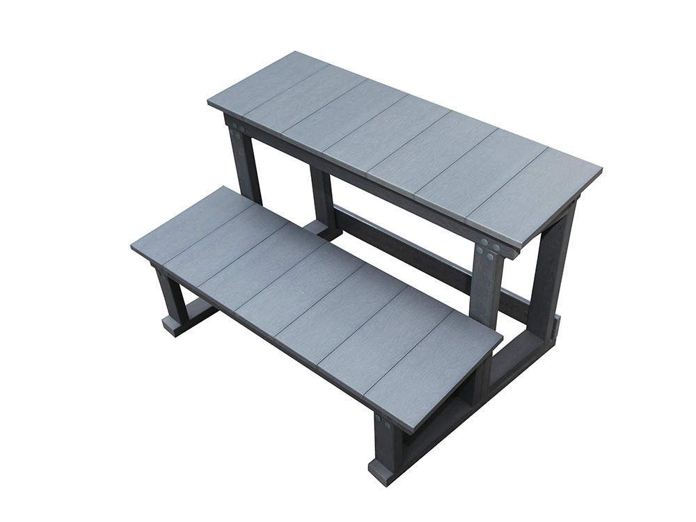 Spa "Cuba" de 6 lugares - Tanque cinza - Sistema Balboa + Bluetooth integrado - 220x210x80cm