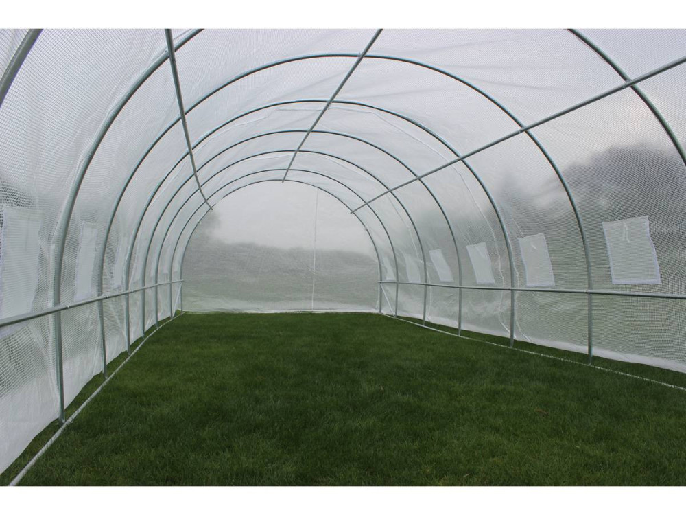 Estufa de túnel "Mimosa" com porta - 180 g/m² - 24 m² - 8 x 3 x 2 m