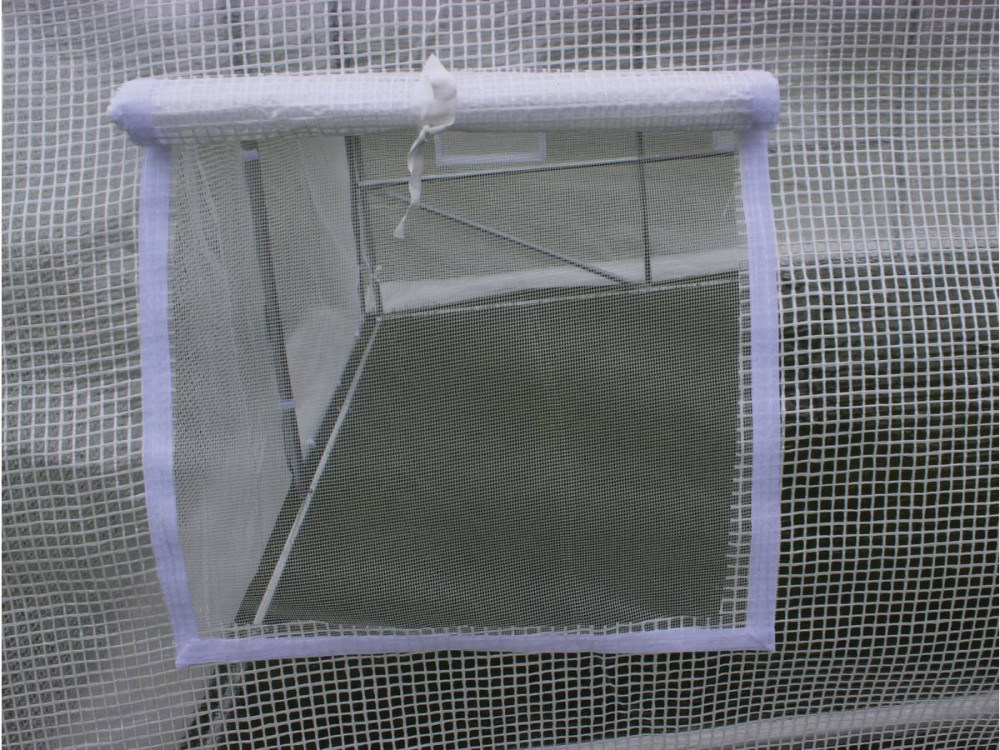 Estufa de túnel "Mimosa" com porta - 180 g/m² - 24 m² - 8 x 3 x 2 m