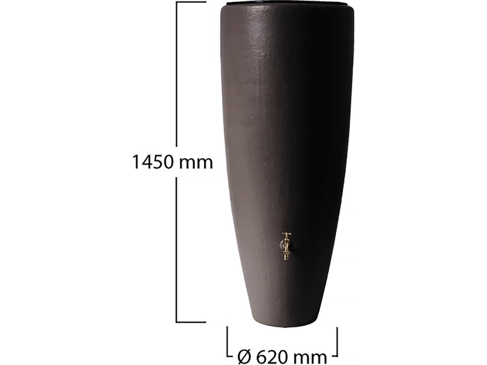Kit 2 en 1 avec bac à fleur amovible - 300 L - Moka