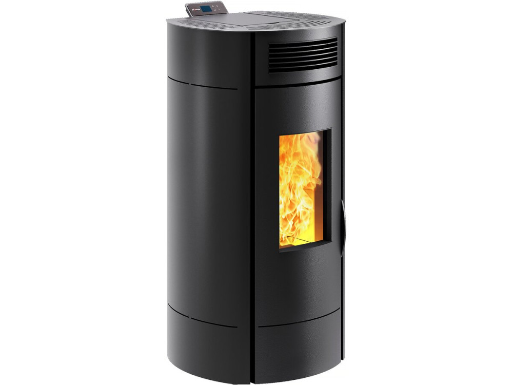 Poêle à Granulés "Lodi 8" étanche - 3,1 à 8 kW - Wifi - Noir