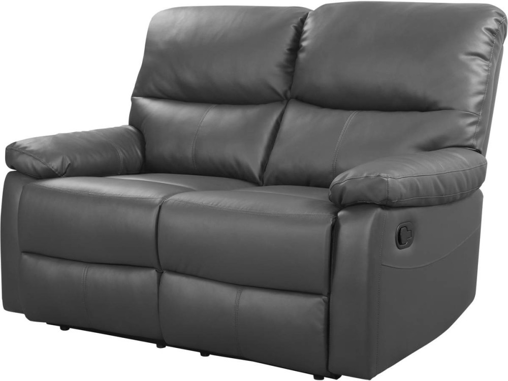 Sofá relaxante "Lincoln" - 147 x 89 x 103 cm - 2 lugares - Cinza