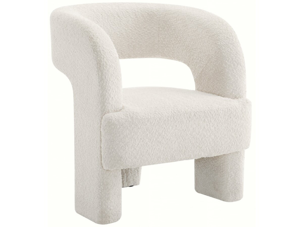 Poltrona de design "Madison" de 3 pernas - Branco