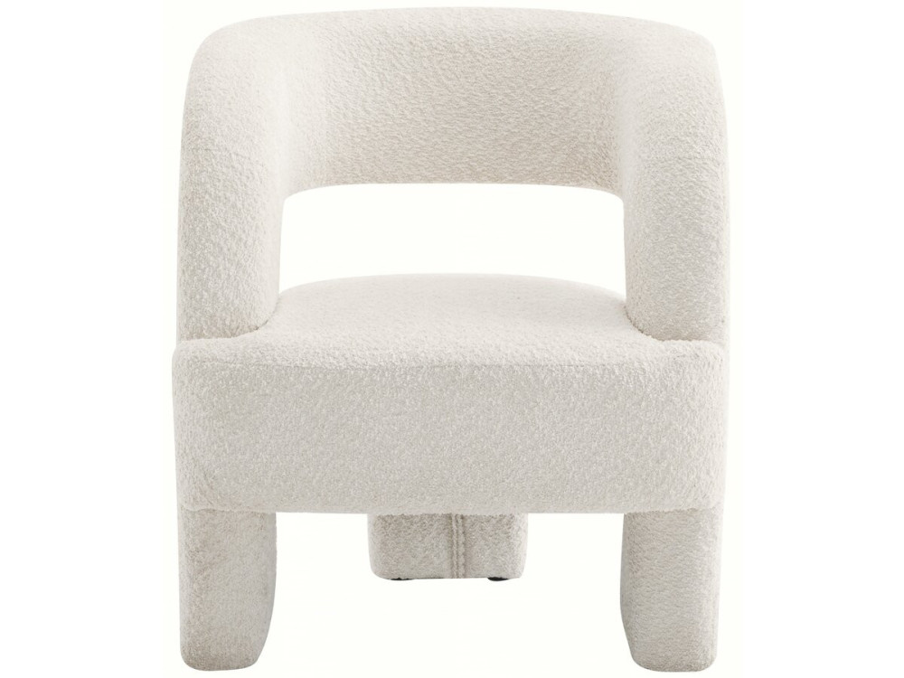 Poltrona de design "Madison" de 3 pernas - Branco