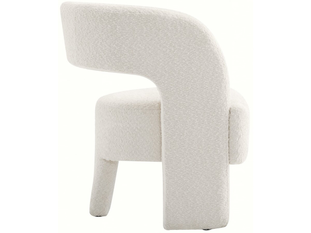 Poltrona de design "Madison" de 3 pernas - Branco