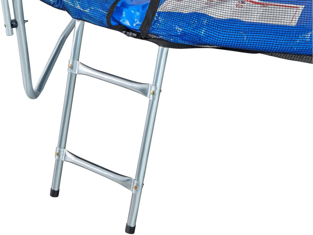 Trampolim "Joycy" - Ø 2,44 m - Com rede + escada + cobertura + kit de ancoragem