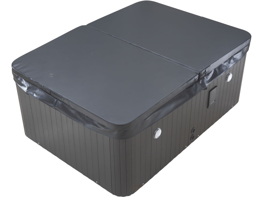 Spa LED de 4 lugares “Haiti” - Alto-falantes Bluetooth integrados - Cinza