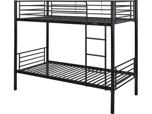 Beliche "ADAM" - 90 x 190 cm - Metal - Preto