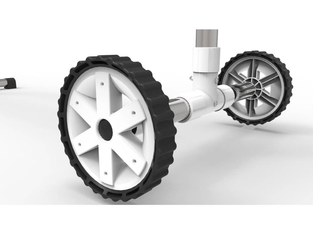 Carretel telescópico para piscinas enterradas de 4,90 a 6,45 m