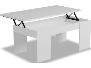 Mesa de centro "Diana" - 102 x 50 x 43 cm - Branca