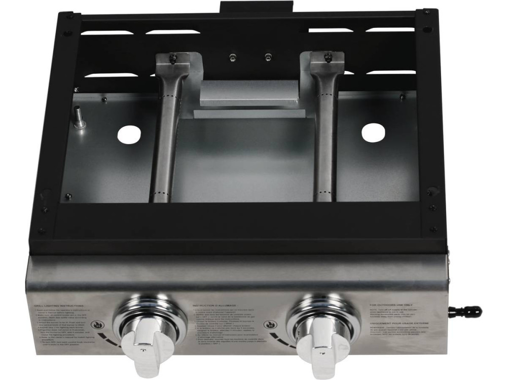 Churrasqueira "Presto 2" - 2 Queimadores - 5kW - Cinza