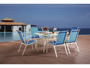Conjunto de móveis de jardim "Cordoba" - Phoenix - Azul 2
