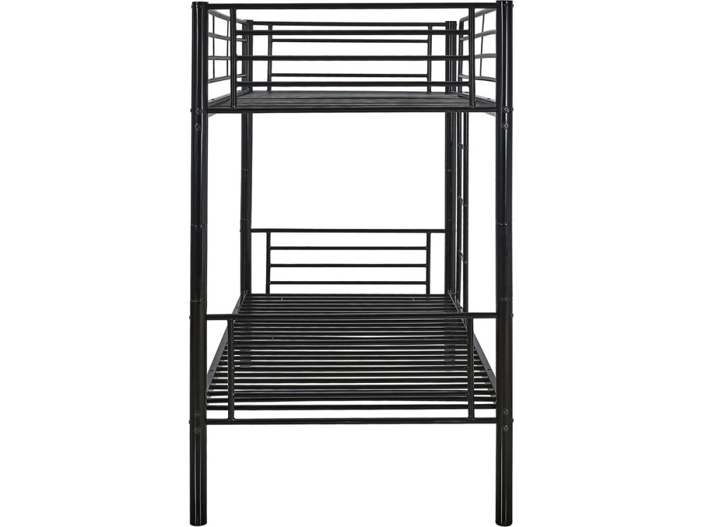 Beliche "ADAM" com gaveta auxiliar - 90 x 190 cm - Metal - Preto