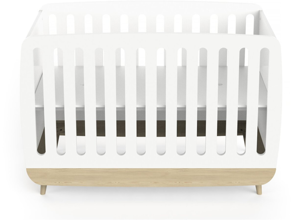 Berço para bebé “Firmiana” - 60 x 120 cm - Branco mate