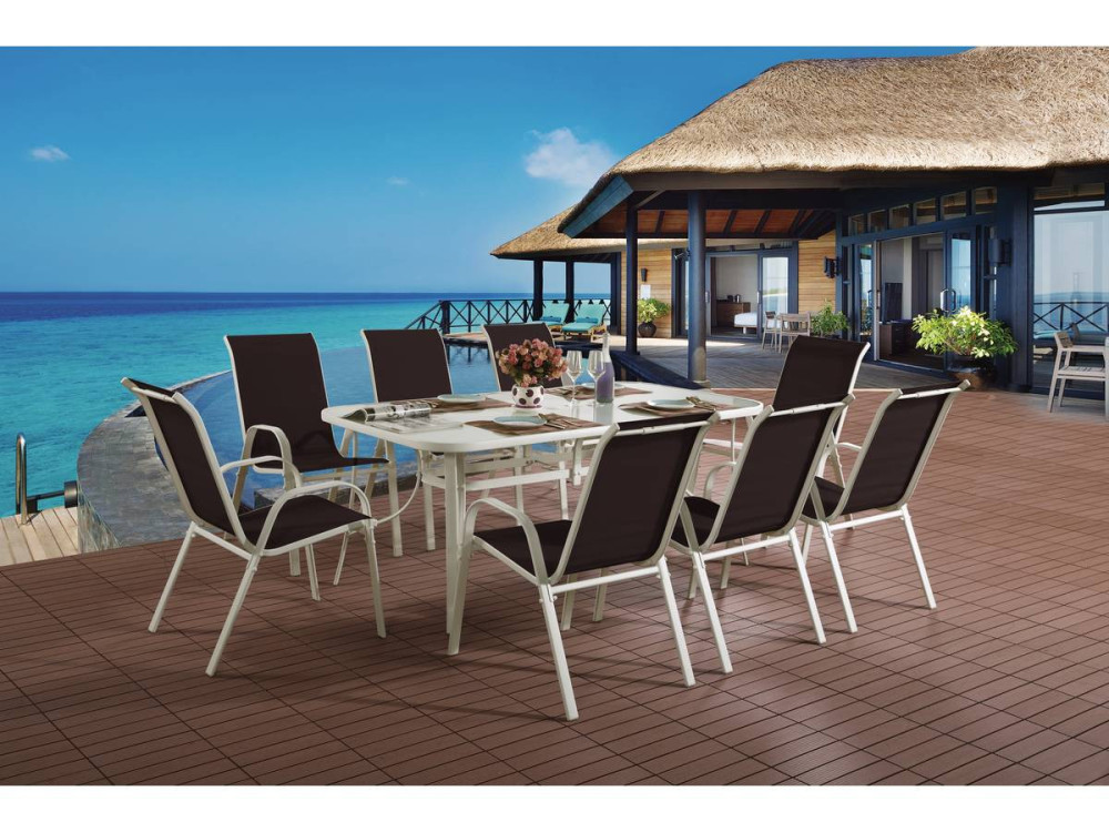 Conjunto de móveis de jardim "Cordoba XL 180" - Phoenix - Taupe