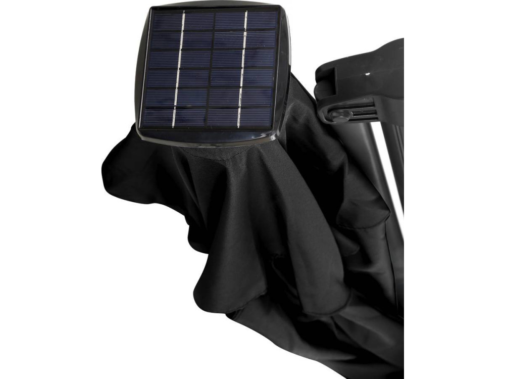 Guarda-sol de jardim Alu "Sun 4 Luxe" com LEDs deportados - Retângulo - 3 x 4 m - Balastro incluído