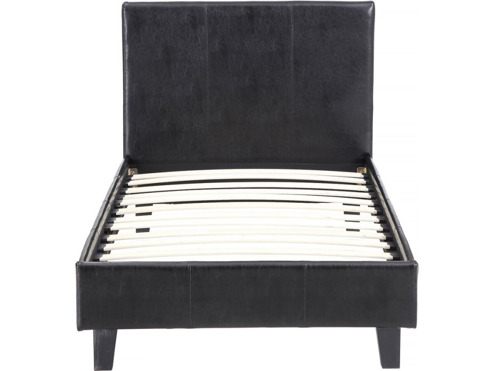 Cama "Lina" - 90 x 190 cm - Preto