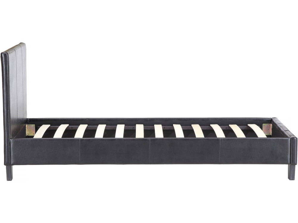 Cama "Lina" - 90 x 190 cm - Preto