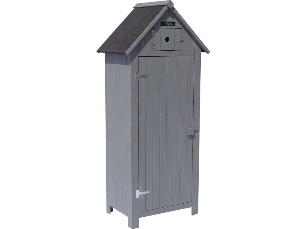 Armário de jardim "Cabanon" - 77 x 54,5 x 179 cm - Antracite -