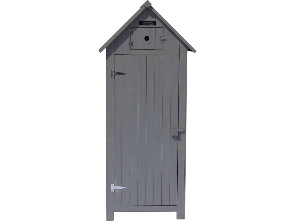 Armário de jardim "Cabanon" - 77 x 54,5 x 179 cm - Antracite -