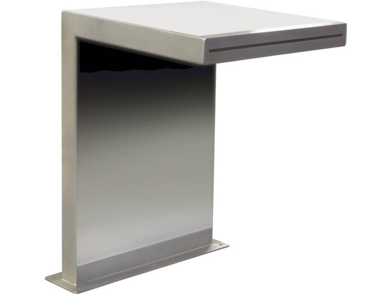 Cascata para piscina com fixação “Straight” - Aço inoxidável