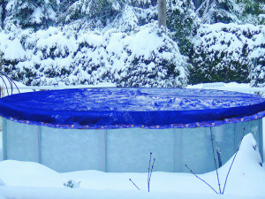 Cobertura de inverno oval - 7,60 x 3,70 m