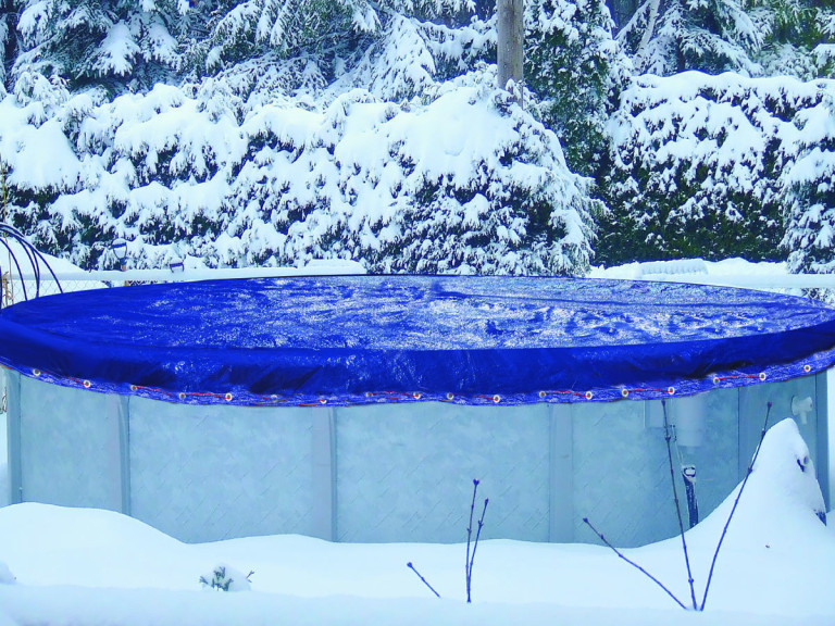 Cobertura de inverno oval - 7,60 x 3,70 m