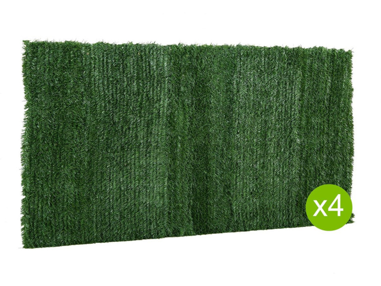 Conjunto de 4 sebes artificiais - 200 x 300 cm