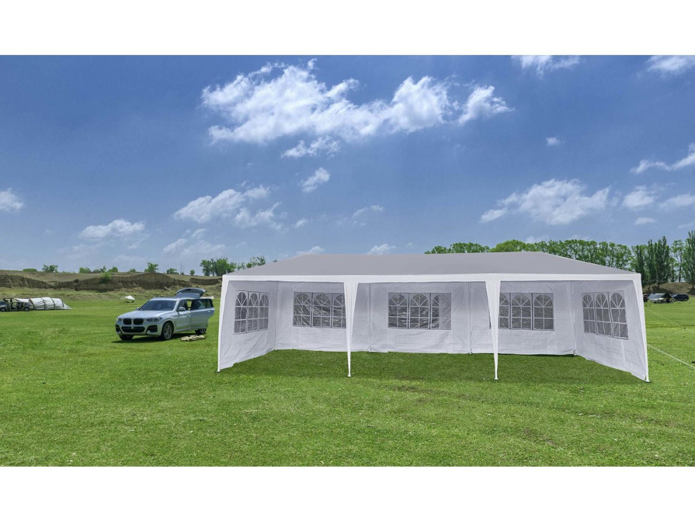 Tenda para festas "Carolina 9" - 24,39 m² - 3 x 9 m - Branco