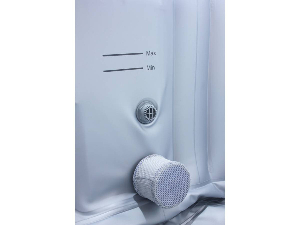 Spa insuflável "Nice" com círculo LED flutuante - 6 lugares - Cinzento/Preto