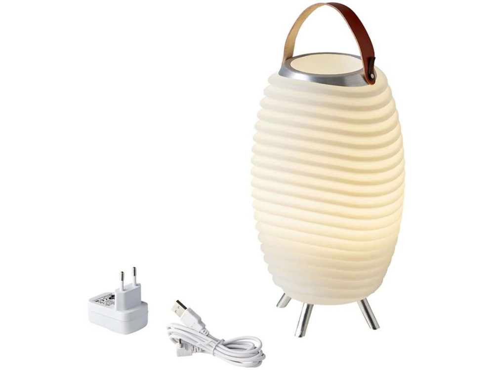Luz LED nómada Bluetooth Synergy 35S" com tabuleiro para gelo