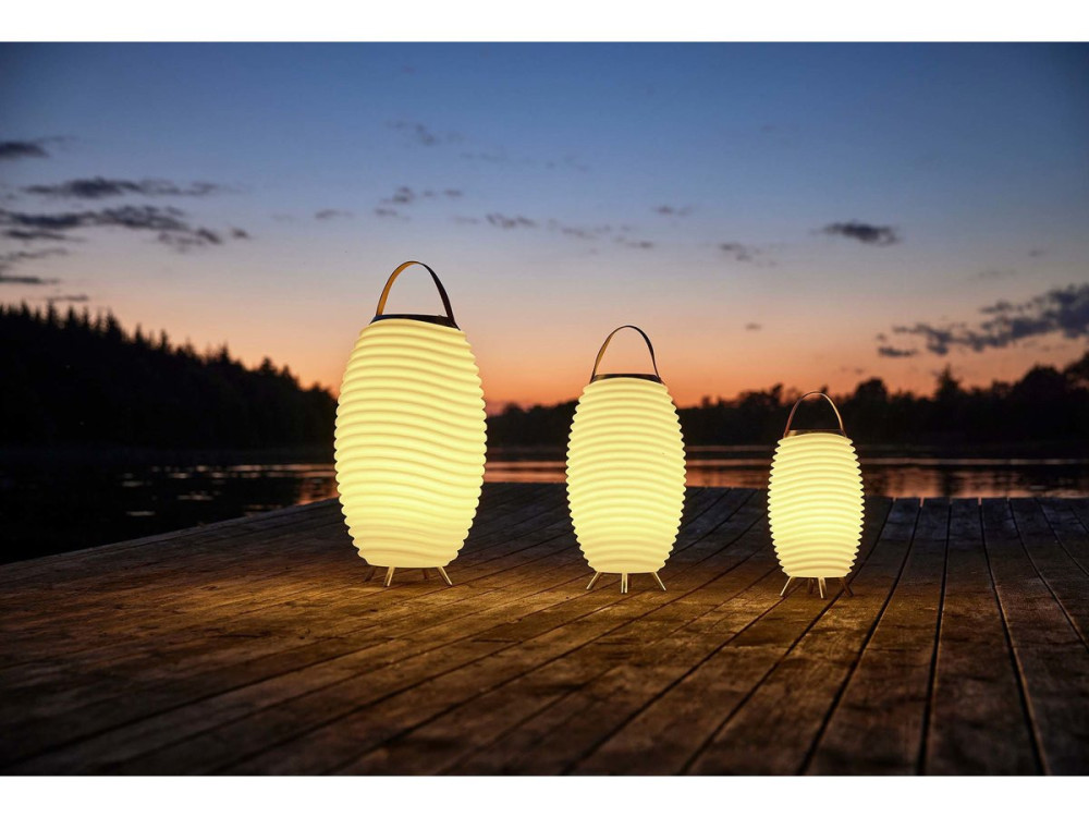 Luz LED nómada Bluetooth Synergy 35S" com tabuleiro para gelo