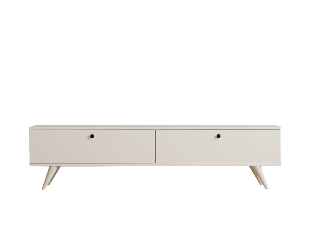 Suporte de TV em madeira "Paris" - 160 x 25 x 40 cm - Branco