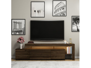 Suporte de TV em madeira "Beliz" Suporte de TV - 192 x 37 x 53 cm