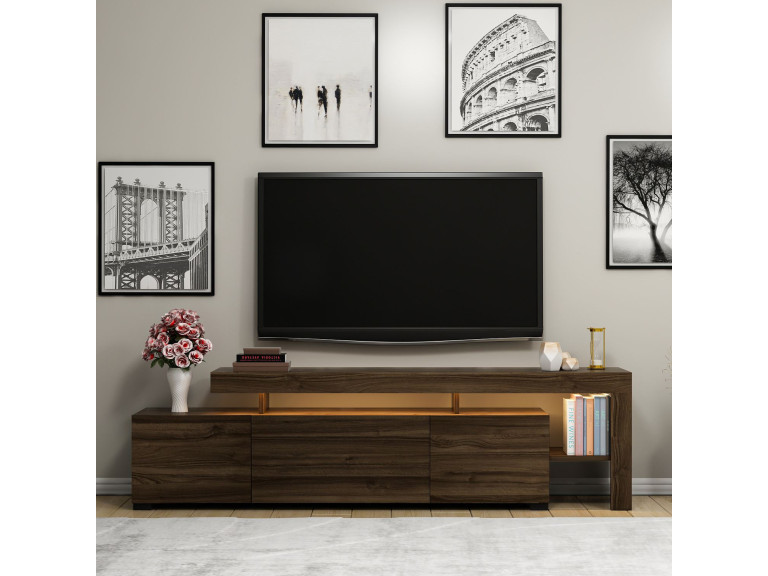 Suporte de TV em madeira "Beliz" Suporte de TV - 192 x 37 x 53 cm