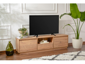 Móvel TV "Vanguard" em madeira - 160 x 29 x 42 cm - Pinho Atlântico 2