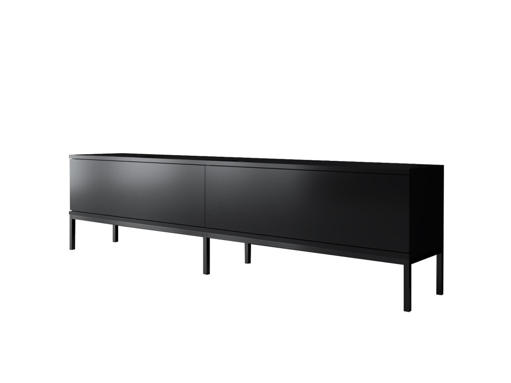 Móvel TV de madeira "Lord" - 180 x 30 x 47 cm - Preto