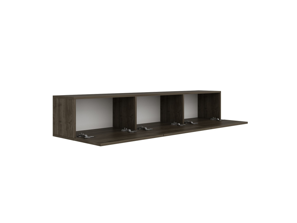 Suporte de TV em madeira "West" - 150 x 32 x 30 cm - Nogueira
